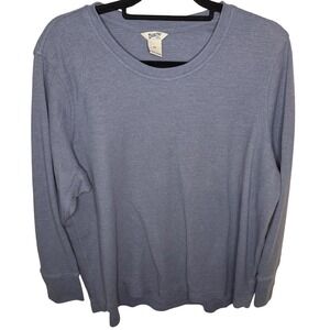 Duluth Trading Co Men's Long Sleeve Waffle Knit Thermal Shirt Size 2X‎ Blue